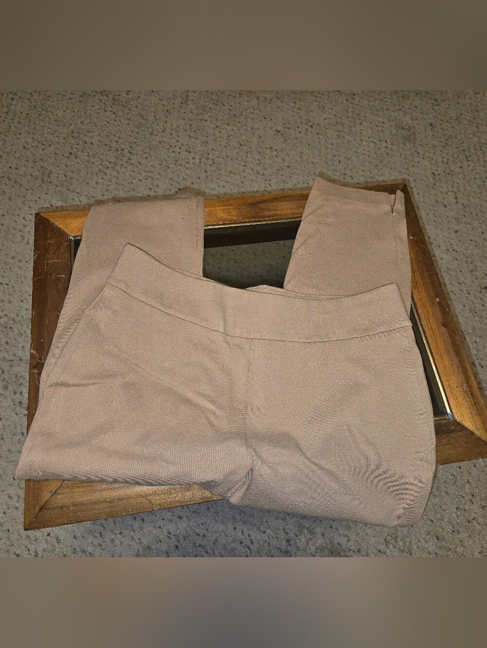 Express Stretch Petite Pants in Warm Taupe